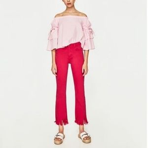 Pink Zara jeans